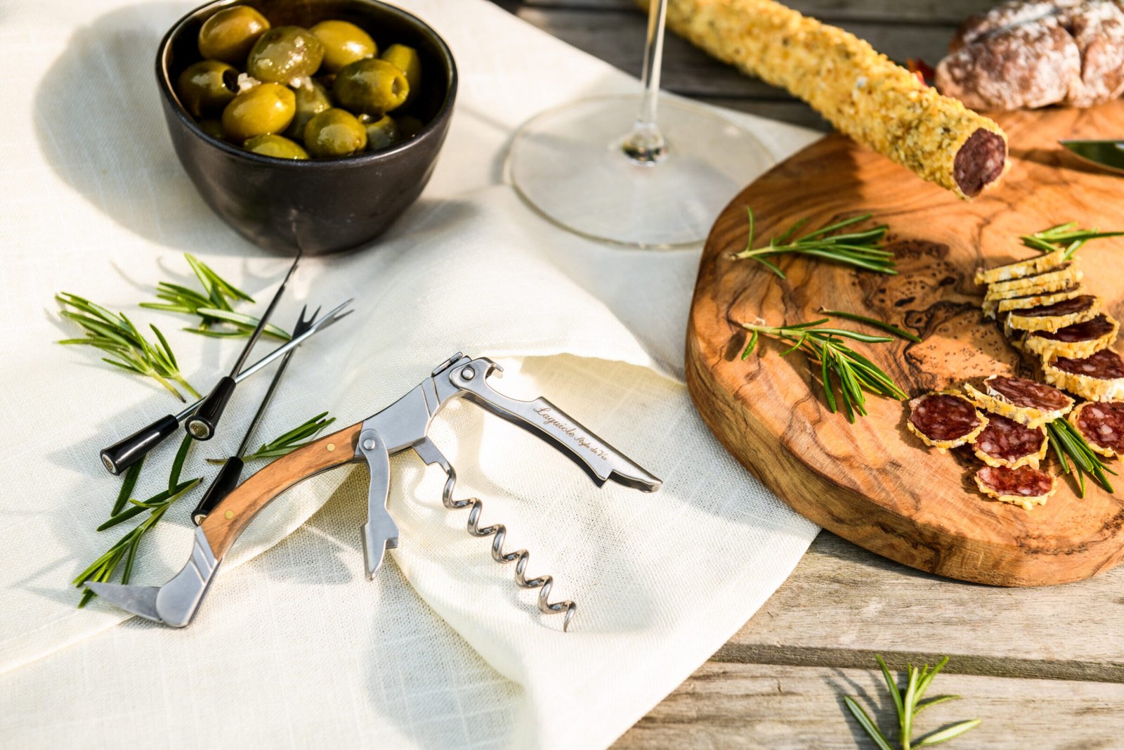 KurkOlijf_SF (4) Olive Wood Corkscrew | Laguiole Luxury Line