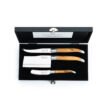 Olive Wood Cheese Knives (Set of 3) | Laguiole Luxury Line