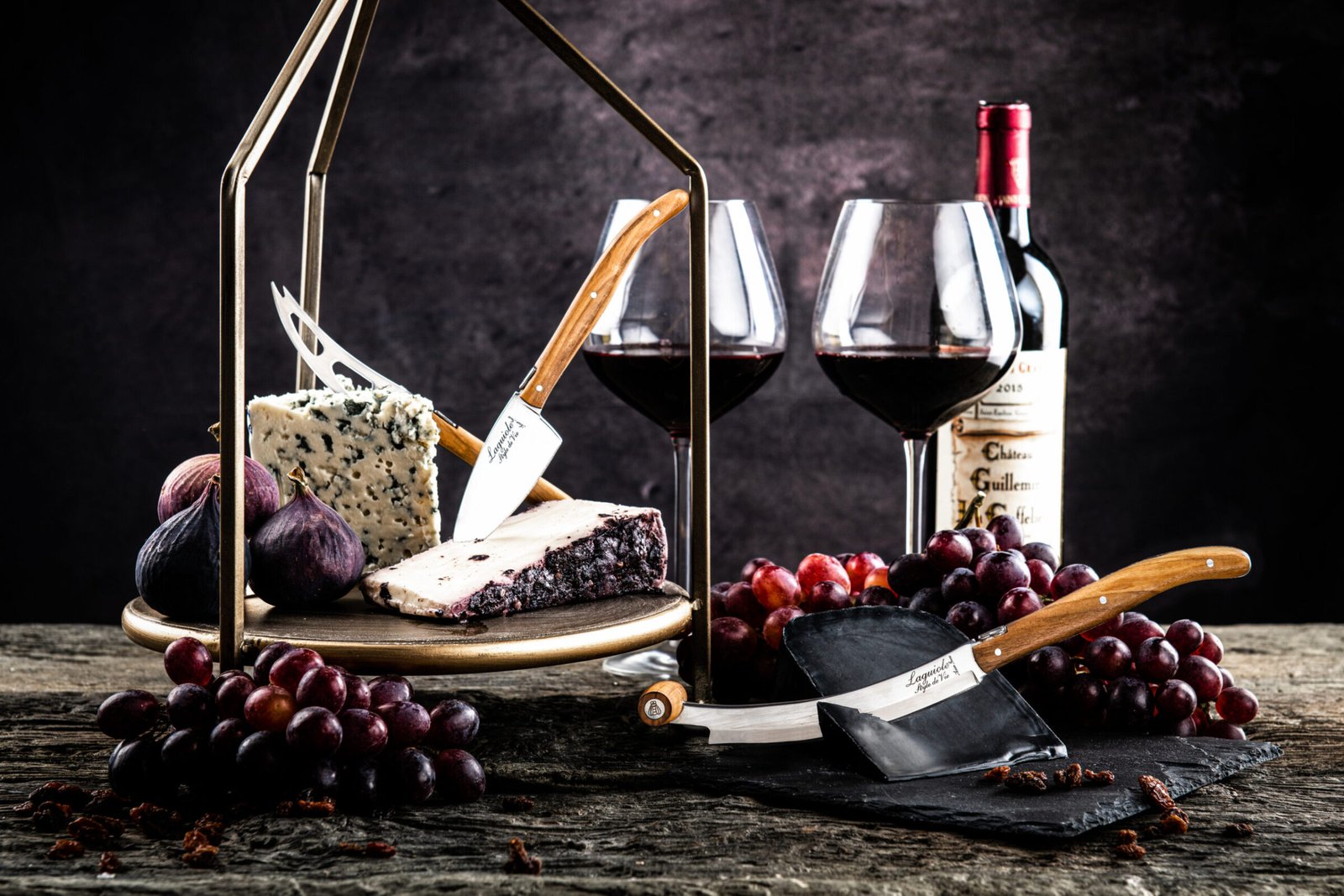 LuxKaasV2Olijf_SF (5) Olive Wood Cheese Knives (Set of 3) V2 | Laguiole Luxury Line