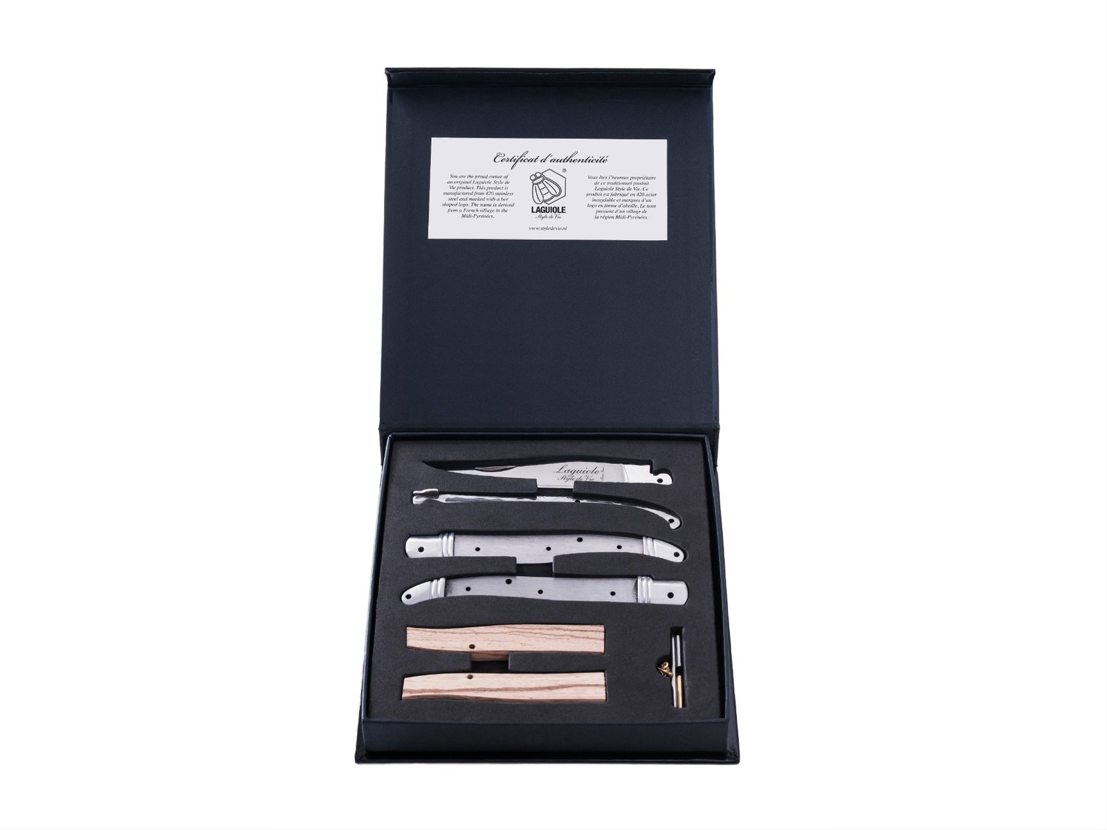 MaakLagZakm_PR (1) groot DIY Pocket Knife Kit | Laguiole Luxury Line