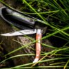 Rose Wood Pocket Knife with Leather Pouch and Sharpener | Laguiole Luxury Line