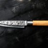 Olive Wood Santoku Knife (14cm) | Forged