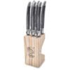 Black Steak Knives (Set of 6) | Laguiole Premium Line