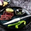 Stainless Steel Steak Knives and Forks Bundle (Set of 2 x 6) |  Laguiole Premium Line