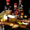 Cheese Knives (Set of 5) and Acacia Wooden Serving Board Bundle | Laguiole Premium Line