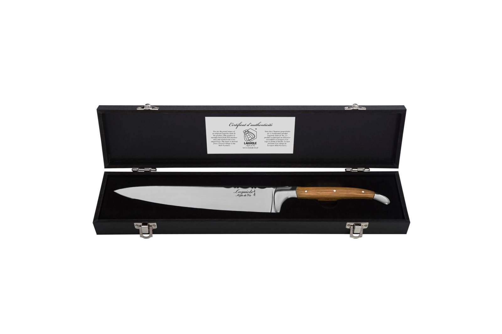 Olive Chef's Knife | Laguiole Luxury Line