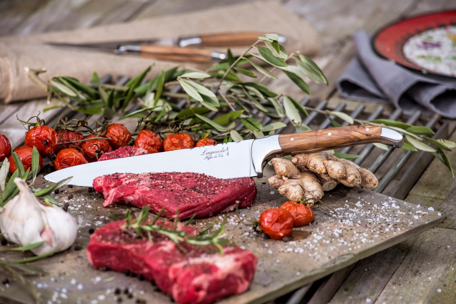 Olive Chef's Knife | Laguiole Luxury Line