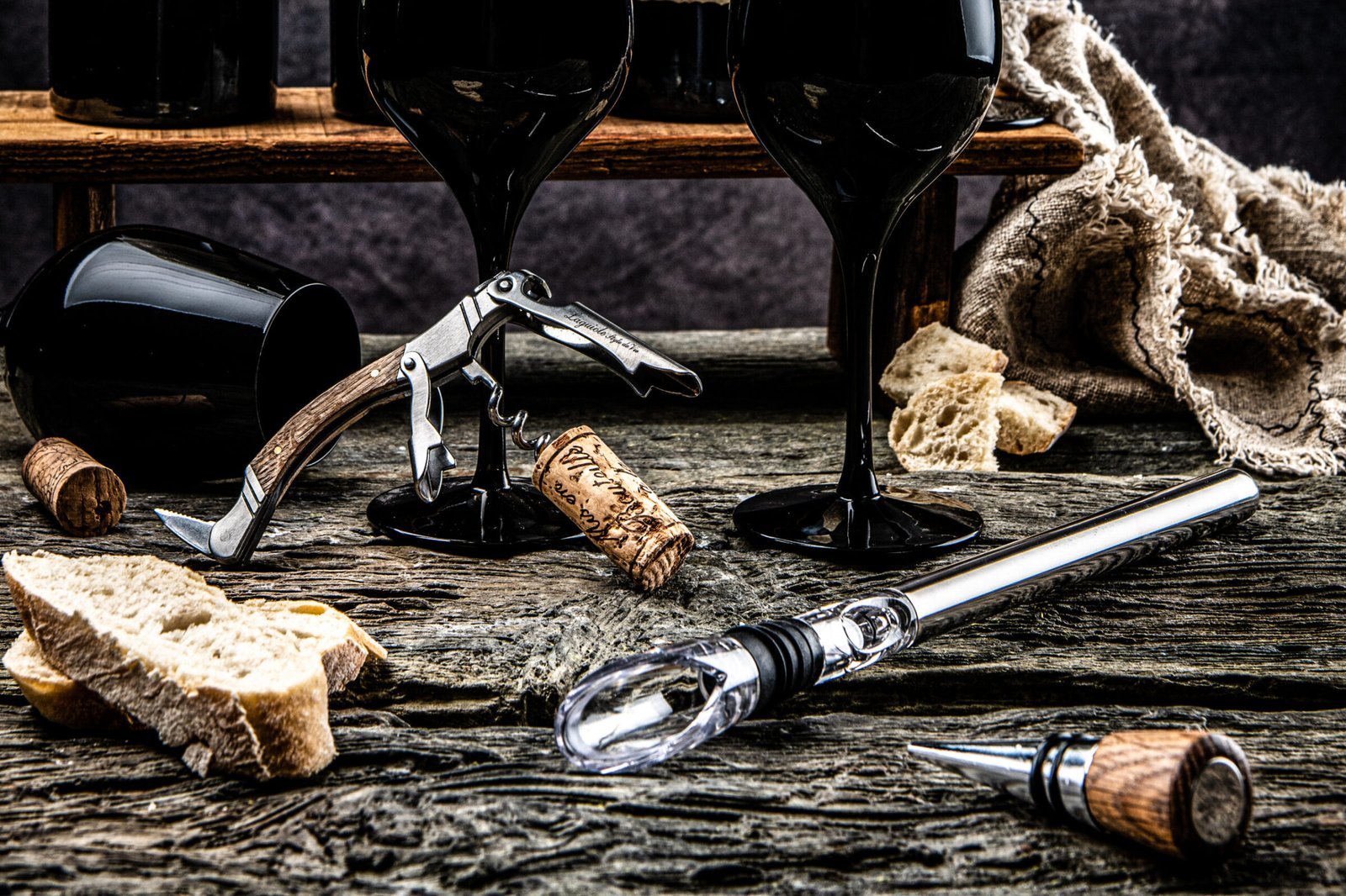 KurkEikGift_SF (5) Corkscrew with Accessories | Laguiole Luxury Line