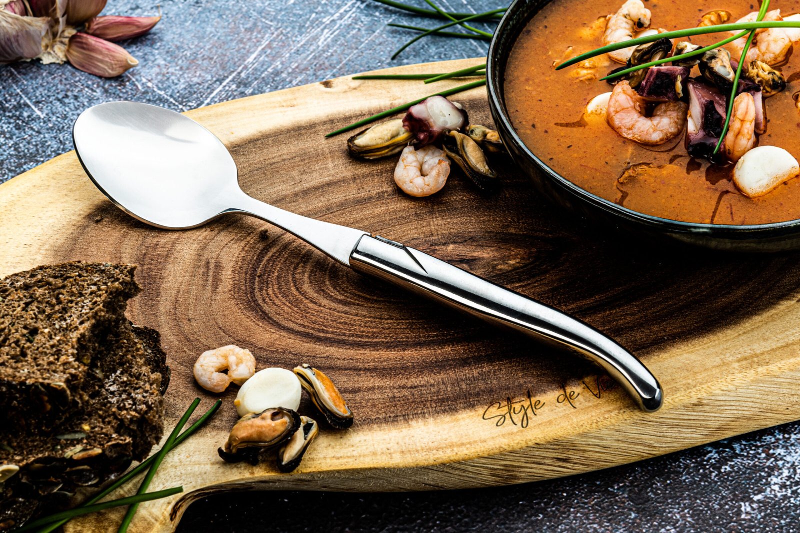 LuxLepelRVS_SF (4) Stainless Steel Spoons (Set of 6) | Laguiole Luxury Line