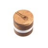 Ceramic and Acacia Wooden Dip Dishes (Set of 3) | Laguiole Premium Line
