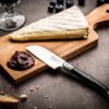 Santoku Cheese Knife and Acacia Wooden Serving Board Bundle | Laguiole Premium Line