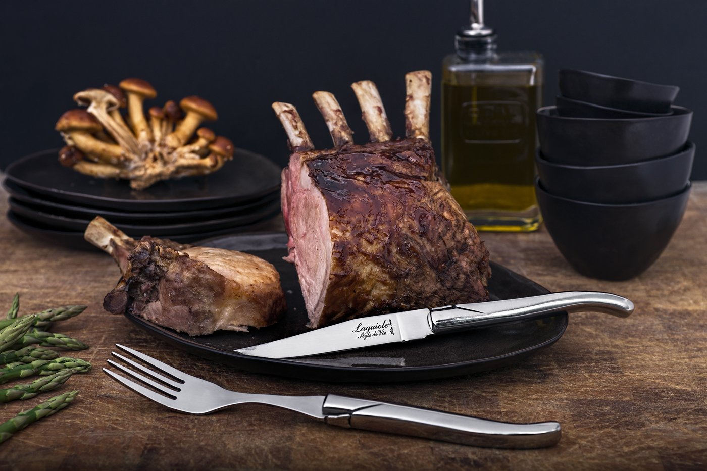 JAKOP Stainless Steel Steak Knives (Set of 6) | Laguiole Luxury Line